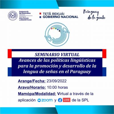 Preparan seminario sobre promoción de Lengua de Señas en nuestro país