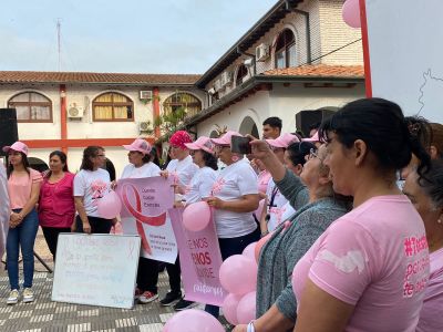 SENADIS Filial Pilar acompañó la “Caminata Rosa”