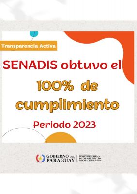 Transparencia Activa: SENADIS cerró el 2023 con cumplimiento cabal