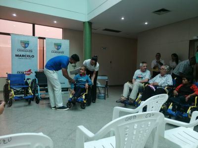 Personas con discapacidad acceden a ayudas técnicas en el departamento de Caaguazú