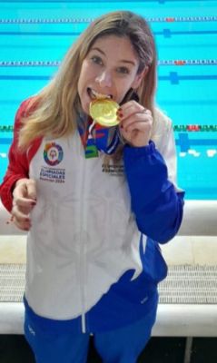 Juegos Latinoamericanos: Paraguay es oro en natación con gran actuación de usuaria de SENADIS