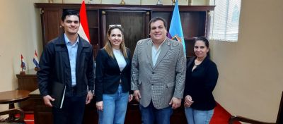 Ministra de la SENADIS mantuvo una reunión con el Gobernador de Guairá y visitó la Filial Villarrica