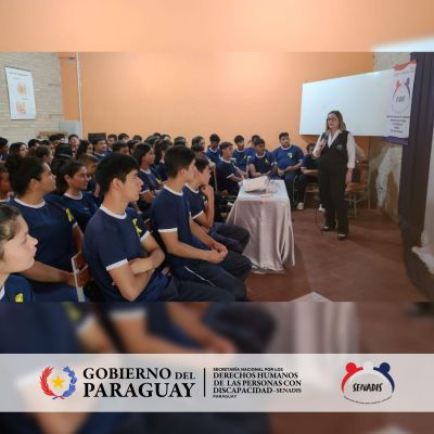 SENADIS Filial Santaní: se llevó a cabo charla con estudiantes secundarios