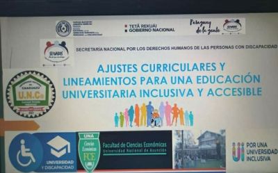 Caaguazu: docentes universitarios reciben capacitación sobre inclusión y accesibilidad