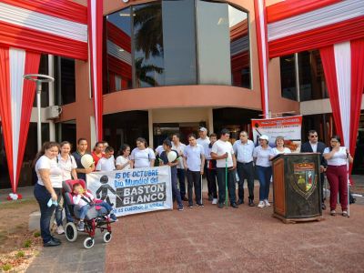 Recordaron “Día Mundial del Bastón Blanco” en Coronel Oviedo