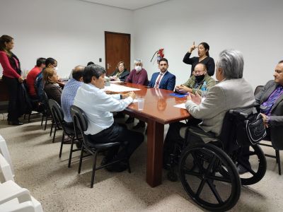 Comisionado de la OEA se reunió con miembros de la CONADIS