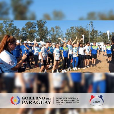 Paraguay corre por el autismo: usuarios de Deportes de la SENADIS participaron de la jornada deportiva