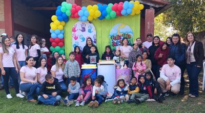 Los niños le pusieron color y alegría a las filiales