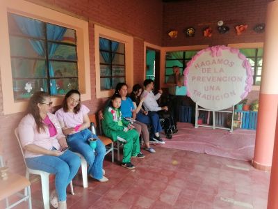 SENADIS Filial Coronel Oviedo presente en jornada comunitaria en Caaguazú