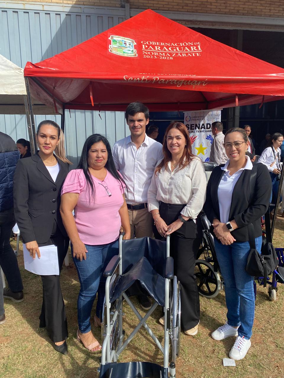 SENADIS presente en la jornada de gobierno en Paraguarí