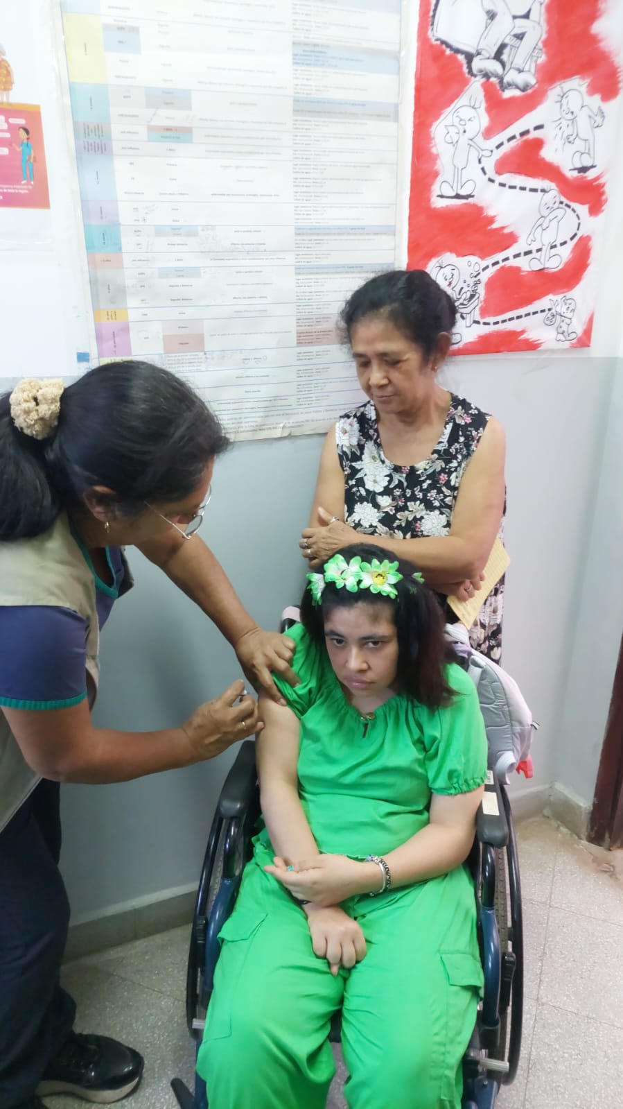 Vacunación en SENADIS