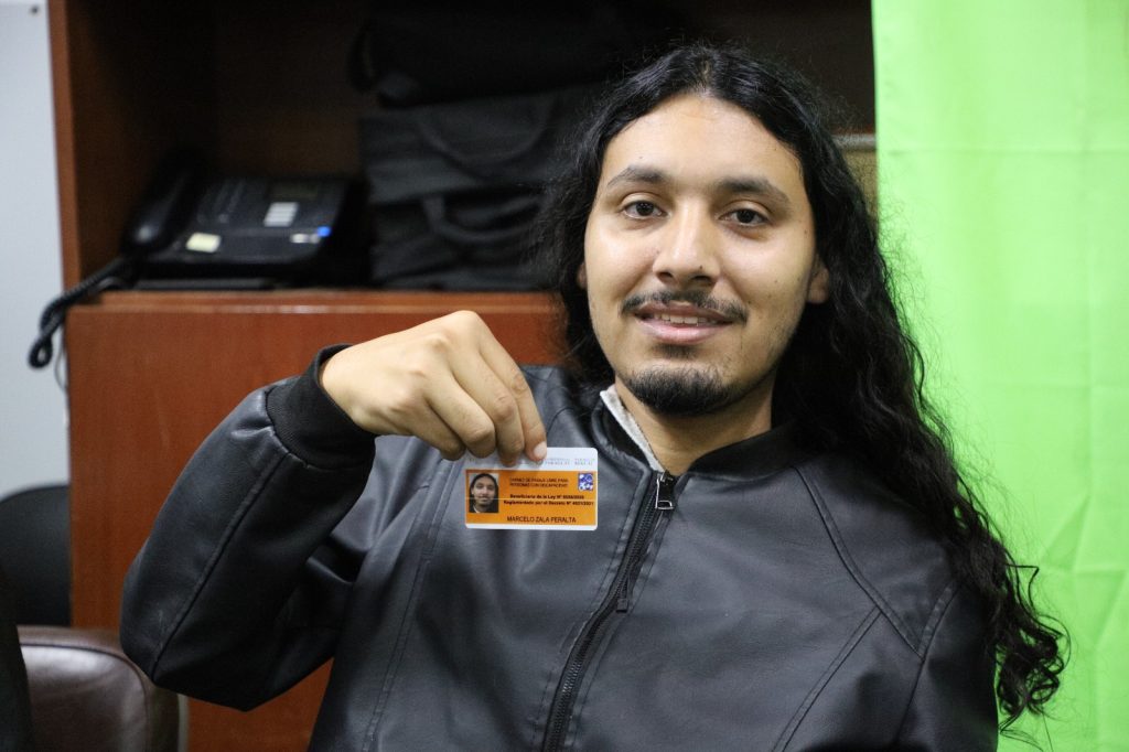 Marcelo, le pone voz a la inclusión