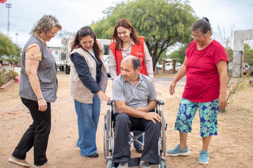 Filadelfia: SENADIS brindó atención a personas con discapacidad